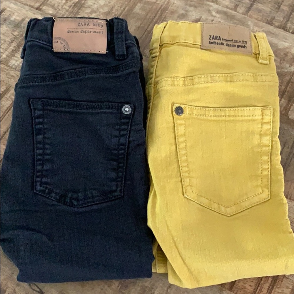 Bundle of two Zara baby skinny jeans 18/24 months